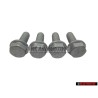 4x VW Original Tornillo Hexagonal Con Collar - N 90708504