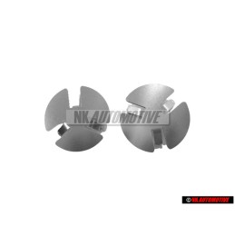 2x VW Original Chapa Intermedia - 357615231