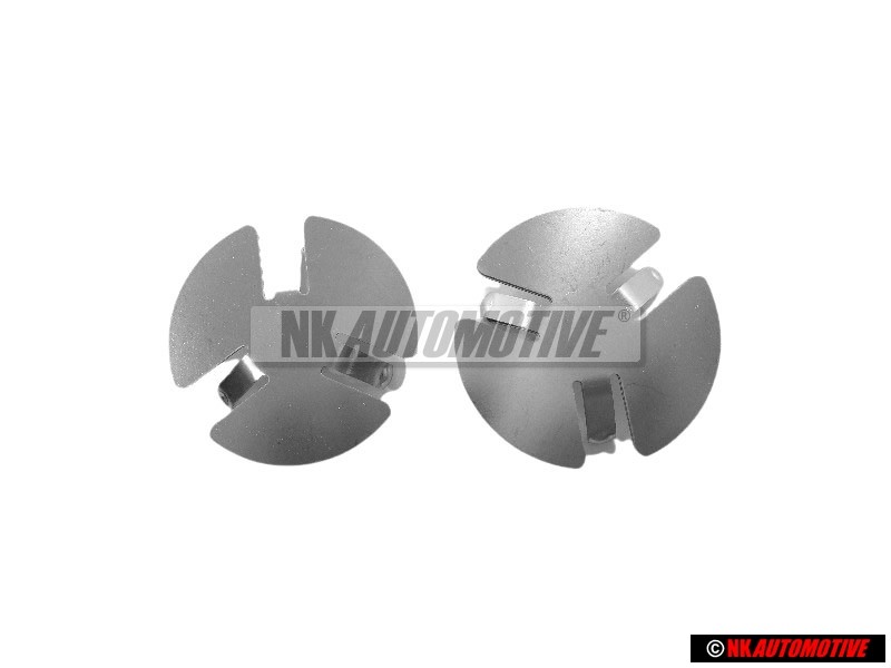 2x VW Original Chapa Intermedia - 357615231