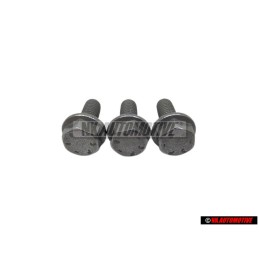 3x VW Original Tornillo Hexagonal Con Collar - N 10155906