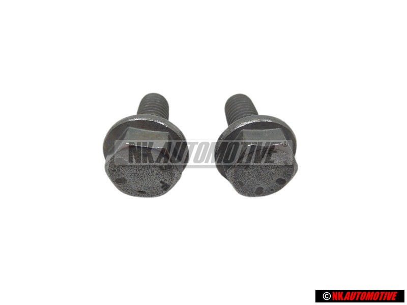 2x VW Original Tornillo Hexagonal Con Collar - N 10155906
