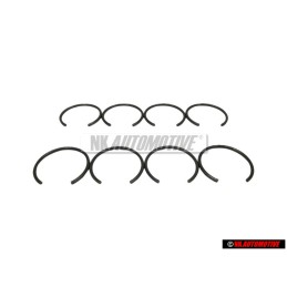 8x VW Original Anillo Retencion - N 90558301