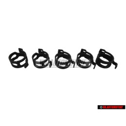 5x VW Original Abrazadera De Fleje Elastico - N 0164021