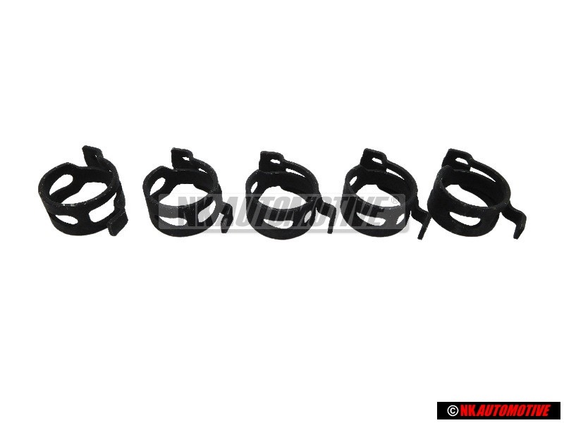 5x VW Original Abrazadera De Fleje Elastico - N 0164021