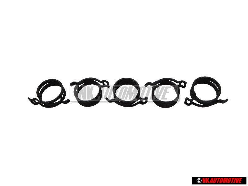 5x VW Original Abrazadera De Fleje Elastico - N 0164041