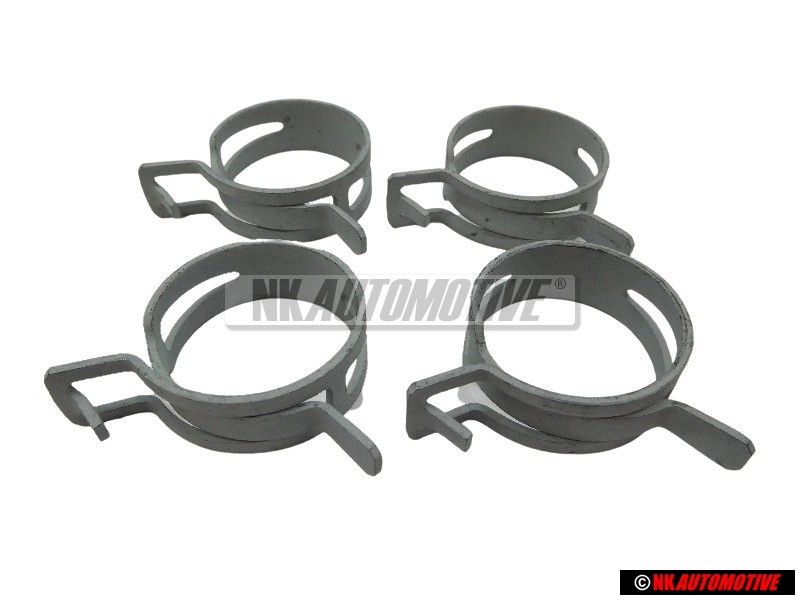4x VW Original Abrazadera De Fleje Elastico - N 0164101