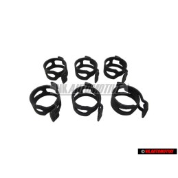 6x VW Original Abrazadera De Fleje Elastico - N 0164021