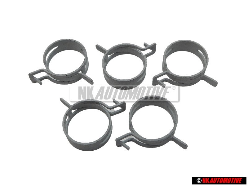 5x VW Original Abrazadera De Fleje Elastico - N 0164101