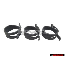 3x VW Original Abrazadera De Fleje Elastico - N 0164031