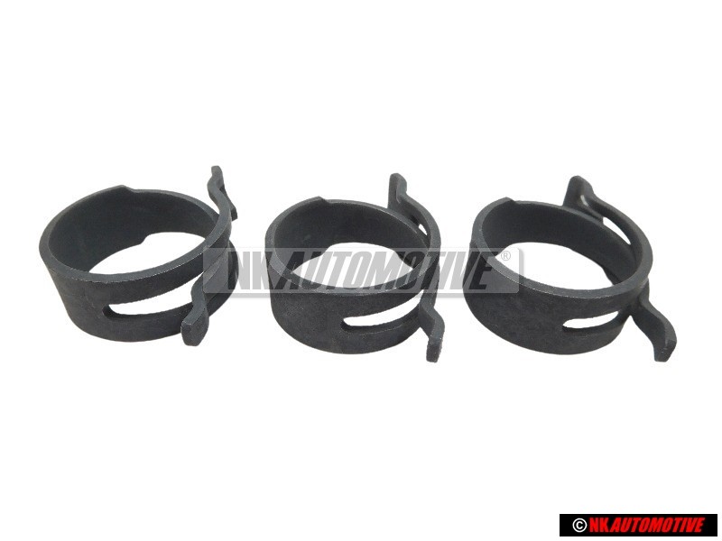 3x VW Original Abrazadera De Fleje Elastico - N 0164031