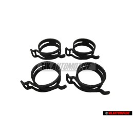 4x VW Original Abrazadera De Fleje Elastico - N 0164041