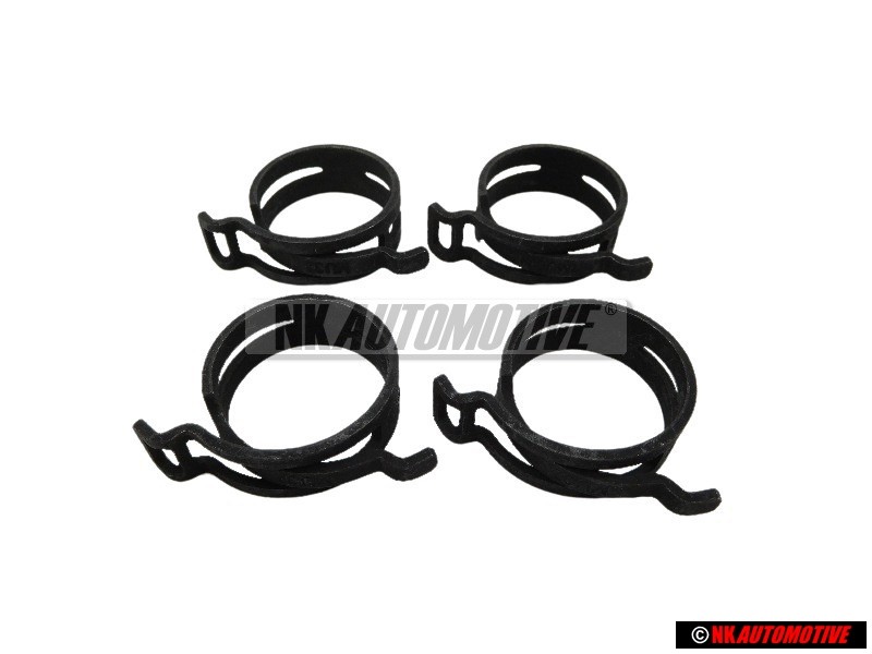 4x VW Original Abrazadera De Fleje Elastico - N 0164041