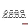 8x VW Original Abrazadera De Fleje Elastico - N 0164101
