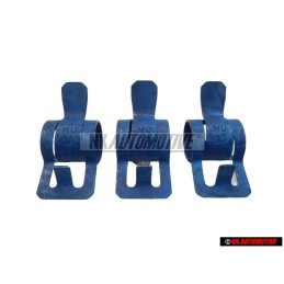 3x VW Original Abrazadera De Fleje Elastico - N 10098701