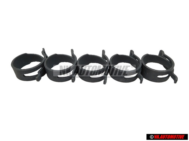 5x VW Original Abrazadera De Fleje Elastico - N 0164031