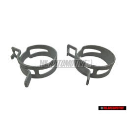 2x VW Original Abrazadera De Fleje Elastico - N 0164101