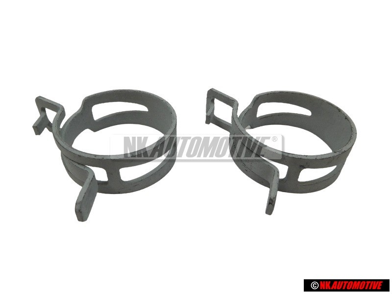 2x VW Original Abrazadera De Fleje Elastico - N 0164101