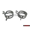 2x VW Original Abrazadera De Fleje Elastico - N 0164101