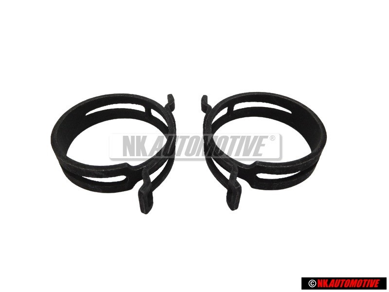 2x VW Original Abrazadera De Fleje Elastico - N 0164091