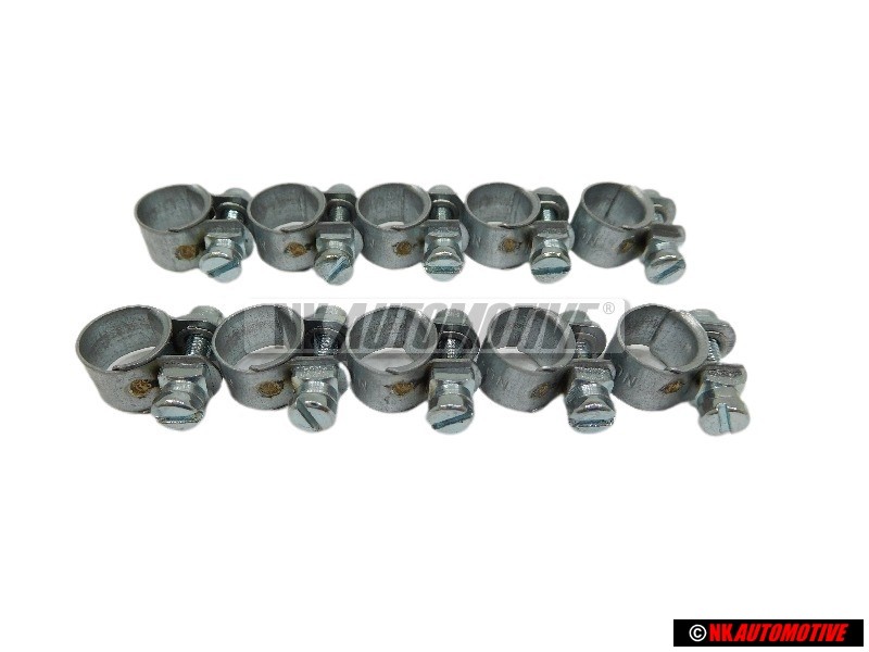 10x VW Original Abrazadera De Manguera - N 0243992