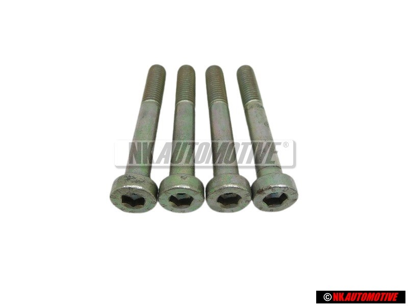 4x VW Original Tornillo Cilindrico Con Cabeza De Hexagono Interior - N 10073701