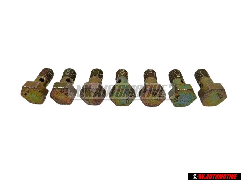 7x VW Original Tornillo Hueco - N 90183603