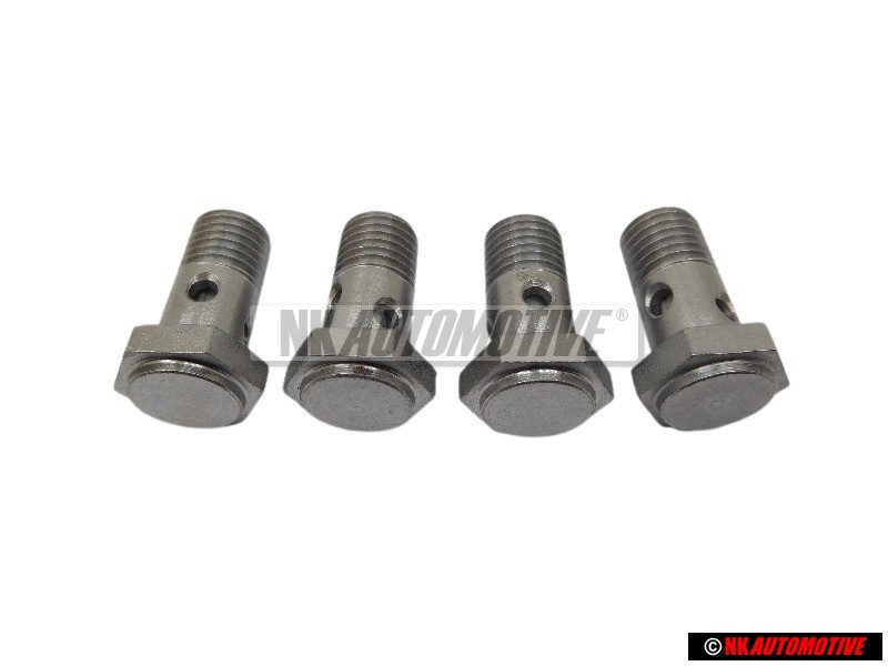 4x VW Original Tornillo Hueco Con Filtro - 048133505
