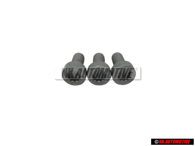 3x VW Original Tornillo Cilindrico Con Cabeza De Estrella Interior - N 90355405