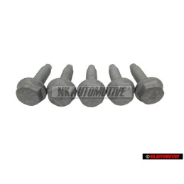 5x VW Original Tornillo Hexagonal Con Collar - N 10240001