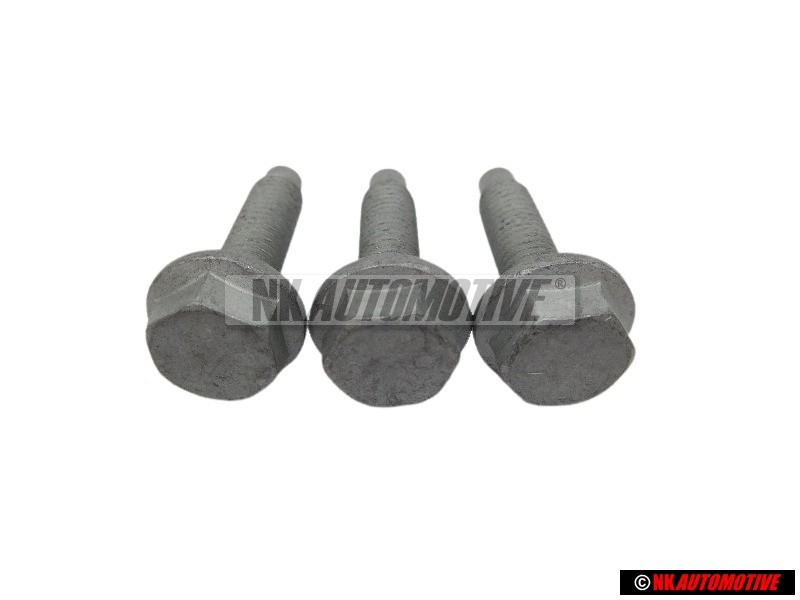 3x VW Original Tornillo Hexagonal Con Collar - N 10240001