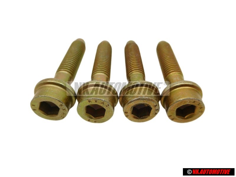 4x VW Original Tornillo Cilindrico Con Cabeza De Hexagono Interior - N 90402001