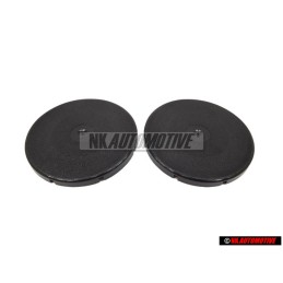 2x VW Original Caperuza Para Polea De Correa Poli-V De Pinon Libre - 037145291