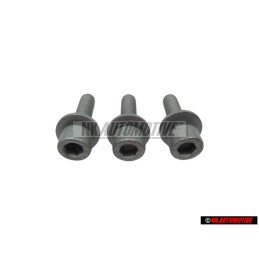 3x VW Original Tornillo Cilindrico Con Cabeza De Hexagono Interior - N 10172501