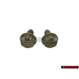 2x VW Original Tornillo Hexagonal Con Collar - N 10257501