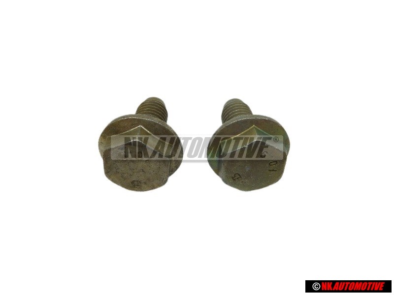 2x VW Original Tornillo Hexagonal Con Collar - N 10257501