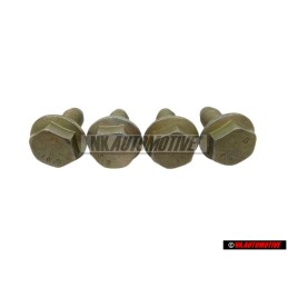 4x VW Original Tornillo Hexagonal Con Collar - N 10257501