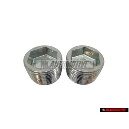 2x VW Original Tornillo Obturador - 012301127C