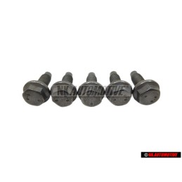 5x VW Original Tornillo Hexagonal - N 10143002