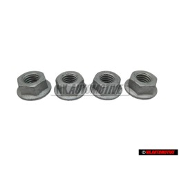 4x VW Original Tuerca De Collar Hexagonal - N 01508311