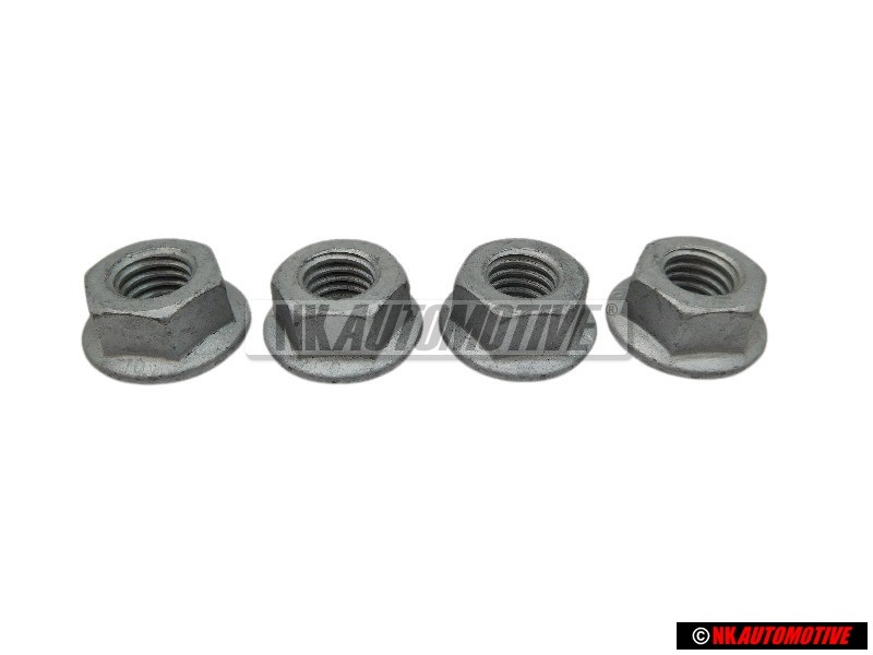 4x VW Original Tuerca De Collar Hexagonal - N 01508311