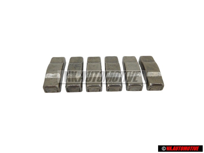 6x VW Original Chaveta Fiadora - 084311313