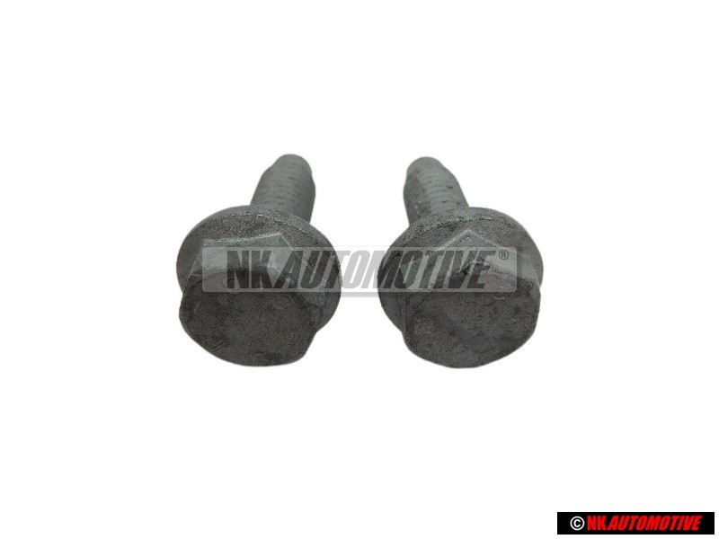 2x VW Original Tornillo Hexagonal Con Collar - N 0195024