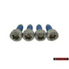 4x VW Original Tornillo Cilindrico, Autoasegurante - N 90366303