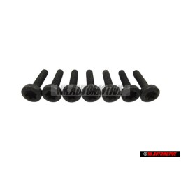 7x VW Original Tornillo Cilindrico Con Cabeza De Estrella Interior - N 90582904