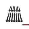 14x VW Original Tornillo Cabeza Semirrendonda - N 10194302