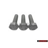 3x VW Original Tornillo Hexagonal - N 01024416