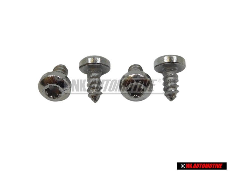 4x VW Original Tornillo Alomado P. 
