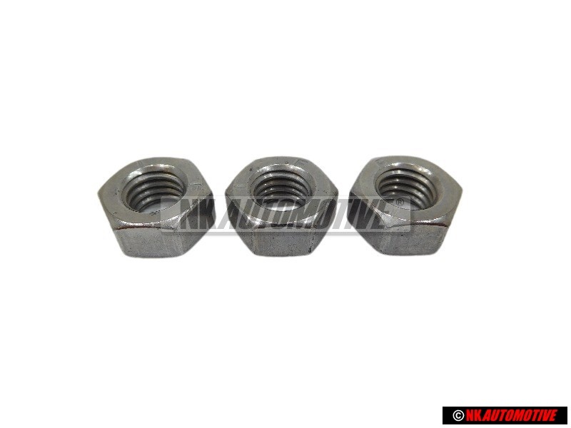 3x VW Original Tuerca Hexagonal - N 01100840