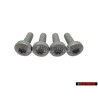 4x VW Original Tornillo Alomado Con Cabeza De Hexagono Redondo - N 10196103