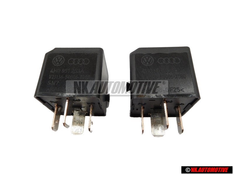 2x VW Original Rele Contacto Trabajo - 8K0951253